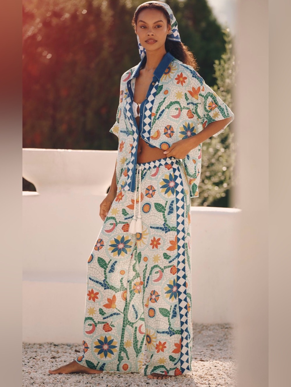 Celandine Linen Set Exclusive at Anthropologie